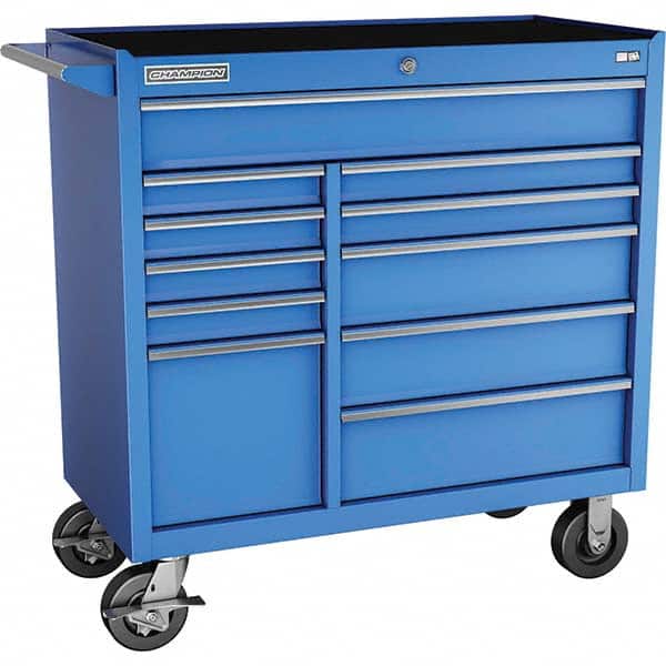 Champion Tool Storage - Tool Storage Combos & Systems Type: Wheeled Tool Cabinet Drawers Range: 10 - 15 Drawers - Exact Tooling