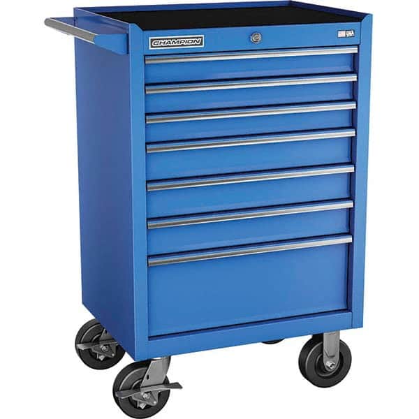 Champion Tool Storage - Tool Storage Combos & Systems Type: Wheeled Tool Cabinet Drawers Range: 5 - 9 Drawers - Exact Tooling