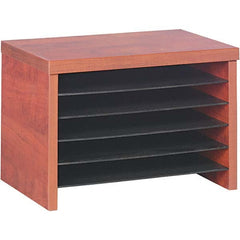 ALERA - Desktop File Organizers Type: Book Shelf Color: Cherry - Exact Tooling