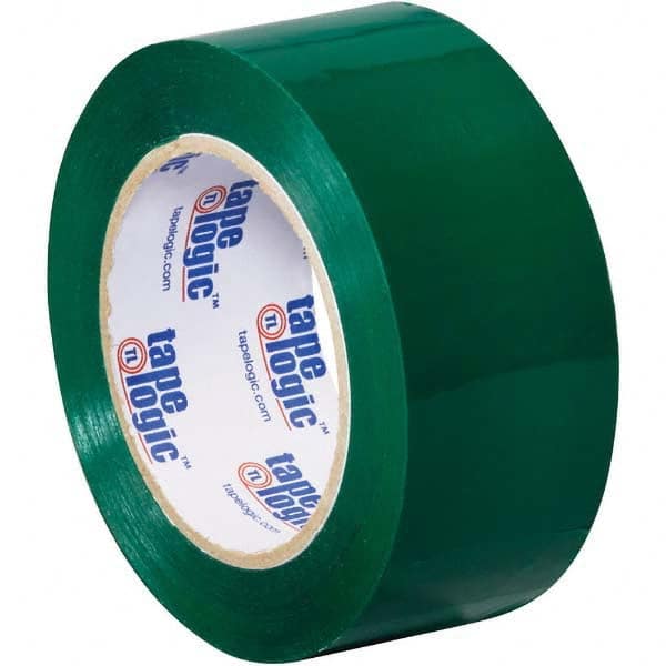Tape Logic - Pack of (18) 110 Yd Rolls 2" Green Box Sealing & Label Protection Tape - Exact Tooling