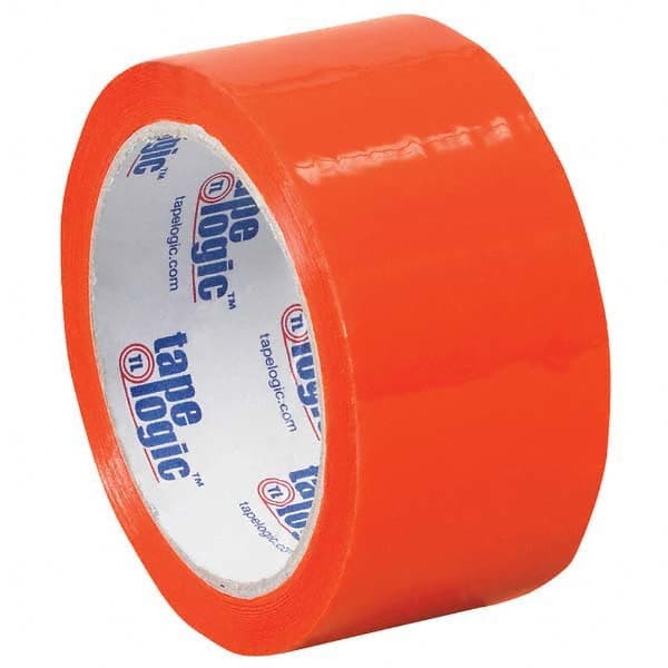 Tape Logic - Pack of (6) 55 Yd Rolls 2" Orange Box Sealing & Label Protection Tape - Exact Tooling