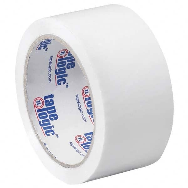 Tape Logic - Pack of (6) 55 Yd Rolls 2" White Box Sealing & Label Protection Tape - Exact Tooling