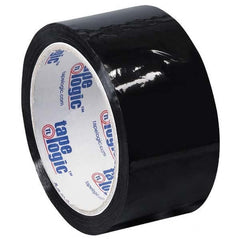 Tape Logic - Pack of (18) 55 Yd Rolls 2" Yd Black Box Sealing & Label Protection Tape - Exact Tooling