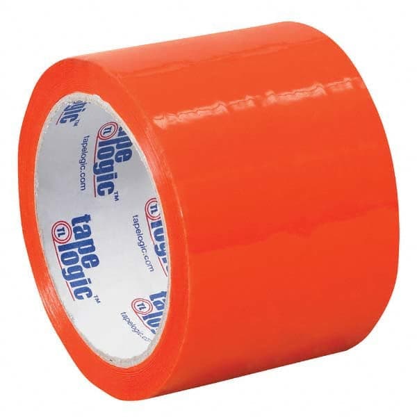 Tape Logic - Pack of (6) 55 Yd Rolls 3" Orange Box Sealing & Label Protection Tape - Exact Tooling