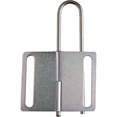 Brady - Lockout Hasps Hasp Type: Hinged Jaw Type: Single Jaw - Exact Tooling