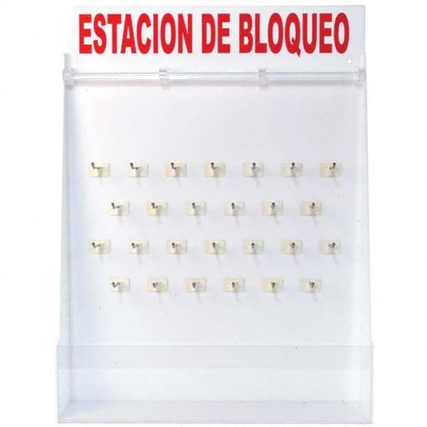 Brady - Empty Polystyrene Lockout Device Station - Exact Tooling