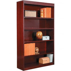 ALERA - Bookcases Height (Inch): 60 Color: Mahogany - Exact Tooling
