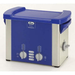 Elma - 0.75 Gal Bench Top Water-Based Ultrasonic Cleaner - Exact Tooling