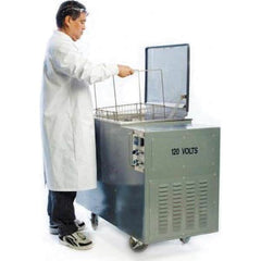 Shiraclean - 25 Gal Free Standing Water-Based Ultrasonic Cleaner - Exact Tooling