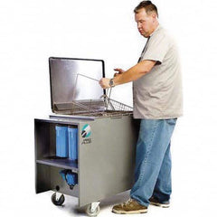 Shiraclean - 33 Gal Free Standing Water-Based Ultrasonic Cleaner - Exact Tooling
