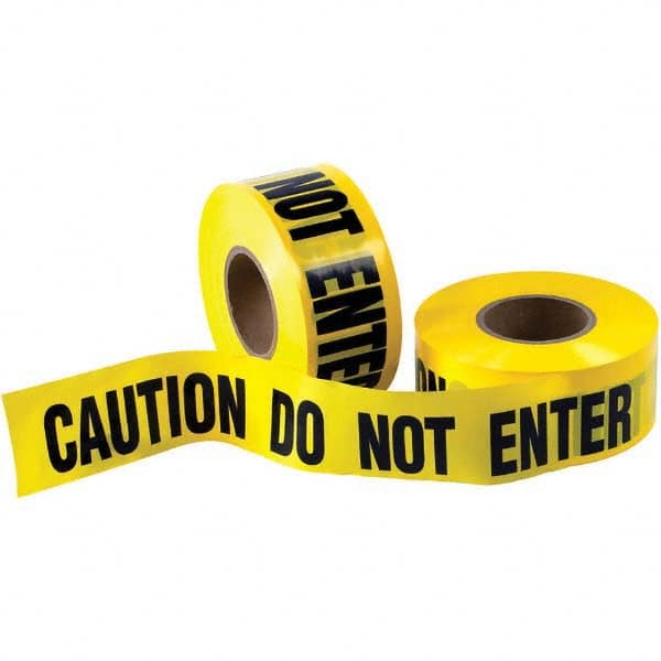 Value Collection - Barricade & Flagging Tape Tape Type: Barricade Legend: Do Not Enter - Exact Tooling