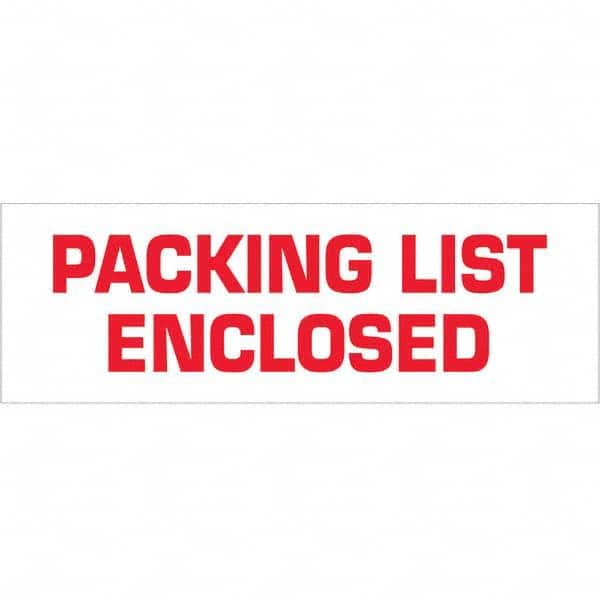 Tape Logic - Shipping & DOT Labels Message Type: Shipping Label Legend: Packing List Enclosed - Exact Tooling