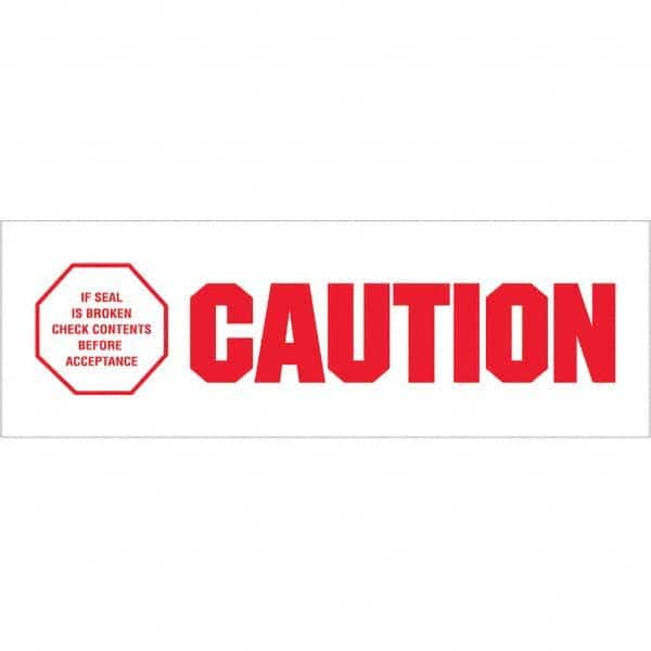 Tape Logic - Shipping & DOT Labels Message Type: Shipping Label Legend: Caution - If Seal Is Broken - Exact Tooling