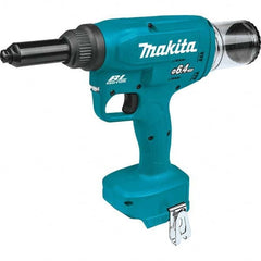 Makita - Cordless Riveters Fastener Type: Cordless Electric Riveter Closed End Rivet Capacity: All up to 1/4 - Exact Tooling