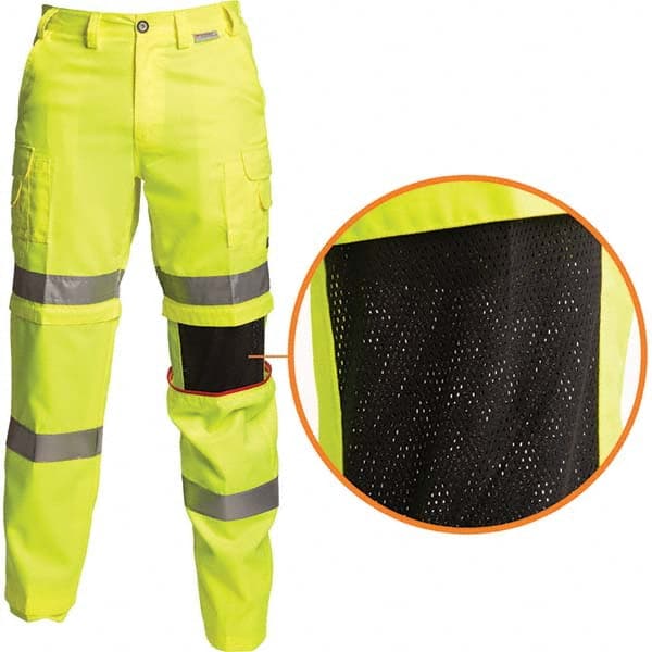 Stanco Safety Products - Lime & Yellow Polyester & Cotton Hi-Visibility Pants - Exact Tooling