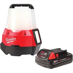 Milwaukee Tool - Cordless Work Lights Voltage: 18 Run Time: Up to 16 Hrs. - Exact Tooling