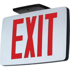 Hubbell Lighting - Illuminated Exit Signs Number of Faces: 1 Letter Color: Red - Exact Tooling