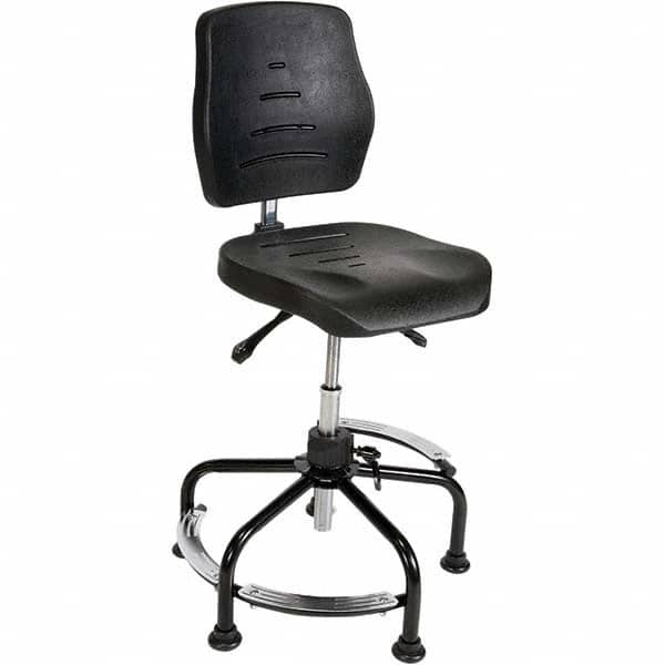LISTA - 20 to 37" High Adjustable Height Swivel Stool - Exact Tooling