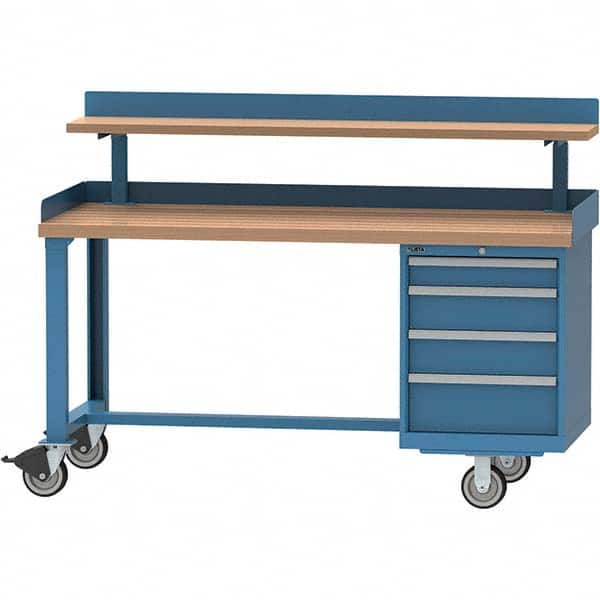 LISTA - Mobile Work Centers Type: Work Bench Top Load Capacity (Lb.): 1,000 - Exact Tooling