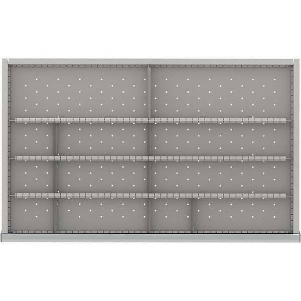 LISTA - 12-Compartment Drawer Divider Layout for 3.15" High Drawers - Exact Tooling