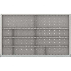 LISTA - 12-Compartment Drawer Divider Layout for 3.15" High Drawers - Exact Tooling