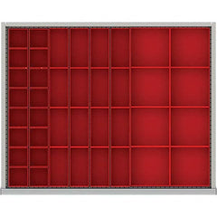 LISTA - 40-Compartment Drawer Divider Layout for 2.17" High Drawers - Exact Tooling
