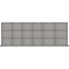 LISTA - 18-Compartment Drawer Divider Layout for 3.15" High Drawers - Exact Tooling
