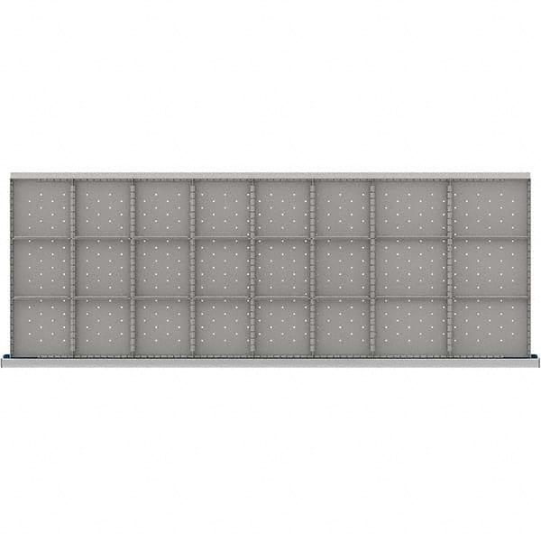 LISTA - 24-Compartment Drawer Divider Layout for 3.15" High Drawers - Exact Tooling