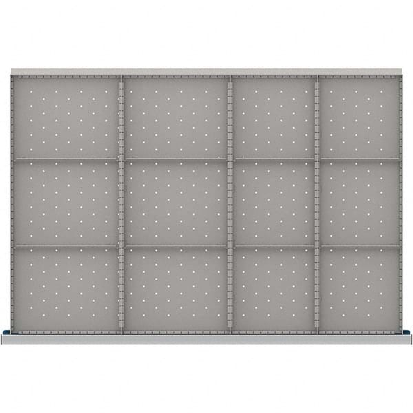 LISTA - 12-Compartment Drawer Divider Layout for 3.15" High Drawers - Exact Tooling