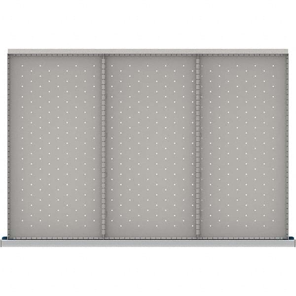 LISTA - 3-Compartment Drawer Divider Layout for 3.15" High Drawers - Exact Tooling