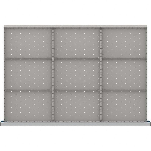 LISTA - 9-Compartment Drawer Divider Layout for 3.15" High Drawers - Exact Tooling