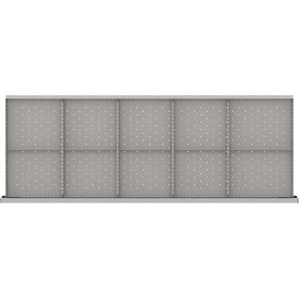 LISTA - 10-Compartment Drawer Divider Layout for 3.15" High Drawers - Exact Tooling