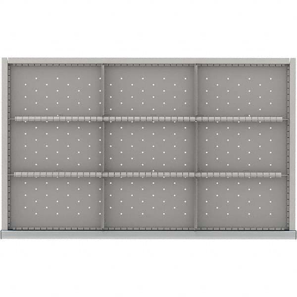 LISTA - 9-Compartment Drawer Divider Layout for 3.15" High Drawers - Exact Tooling