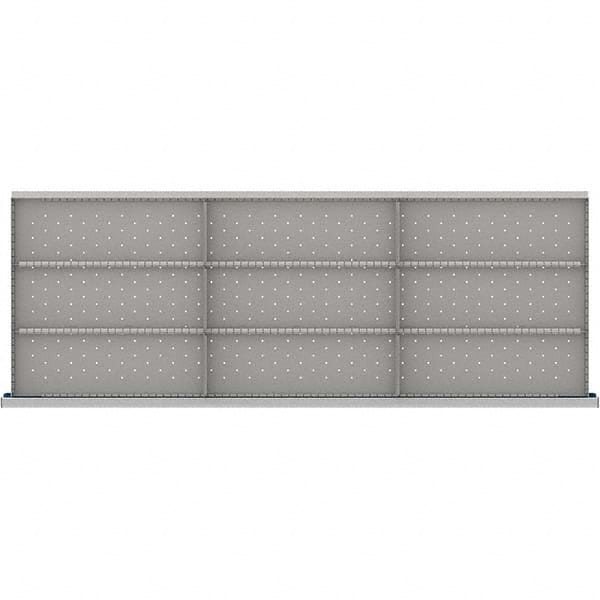 LISTA - 9-Compartment Drawer Divider Layout for 3.15" High Drawers - Exact Tooling