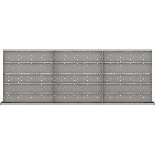 LISTA - 15-Compartment Drawer Divider Layout for 3.15" High Drawers - Exact Tooling