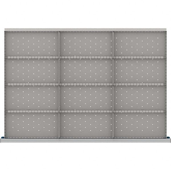 LISTA - 12-Compartment Drawer Divider Layout for 3.15" High Drawers - Exact Tooling