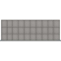 LISTA - 30-Compartment Drawer Divider Layout for 3.15" High Drawers - Exact Tooling