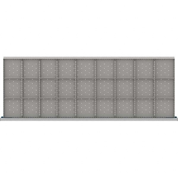 LISTA - 27-Compartment Drawer Divider Layout for 3.15" High Drawers - Exact Tooling