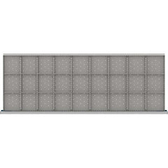 LISTA - 27-Compartment Drawer Divider Layout for 3.15" High Drawers - Exact Tooling