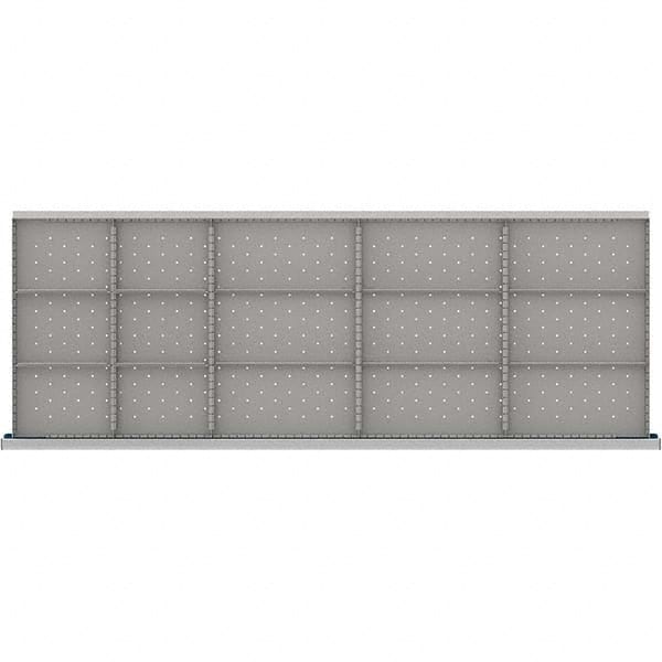 LISTA - 15-Compartment Drawer Divider Layout for 3.15" High Drawers - Exact Tooling