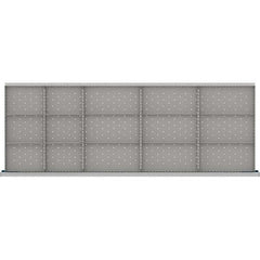 LISTA - 15-Compartment Drawer Divider Layout for 3.15" High Drawers - Exact Tooling