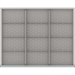 LISTA - 12-Compartment Drawer Divider Layout for 3.15" High Drawers - Exact Tooling