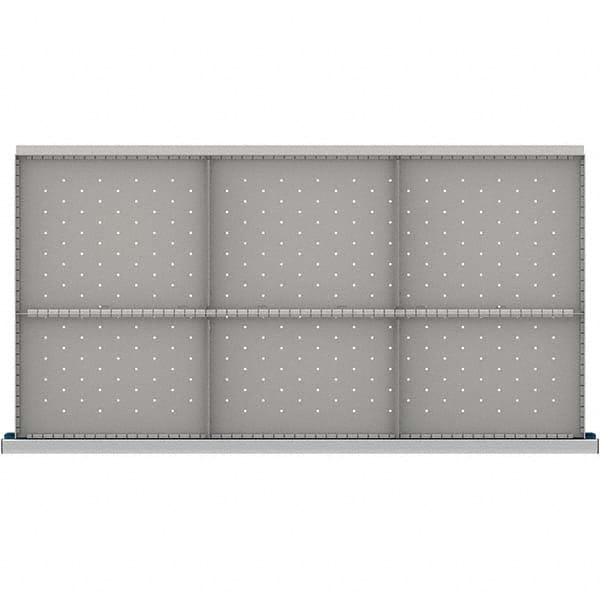 LISTA - 6-Compartment Drawer Divider Layout for 3.15" High Drawers - Exact Tooling