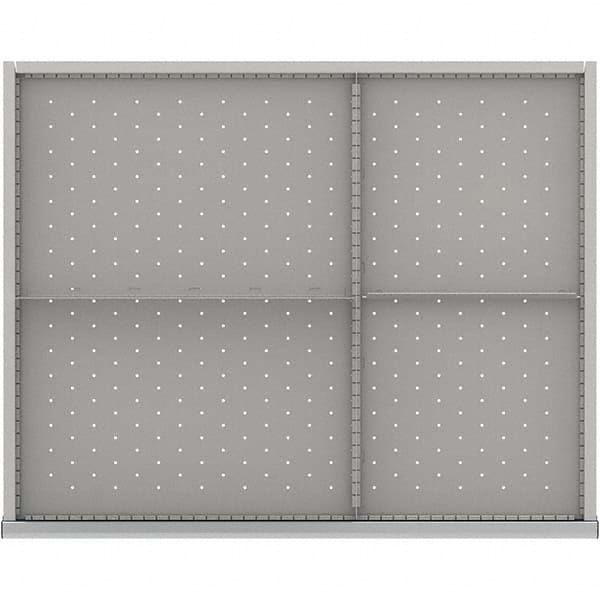 LISTA - 4-Compartment Drawer Divider Layout for 3.15" High Drawers - Exact Tooling