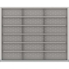 LISTA - 18-Compartment Drawer Divider Layout for 3.15" High Drawers - Exact Tooling