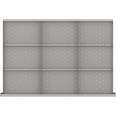 LISTA - 9-Compartment Drawer Divider Layout for 3.15" High Drawers - Exact Tooling