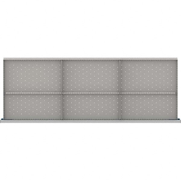 LISTA - 6-Compartment Drawer Divider Layout for 3.15" High Drawers - Exact Tooling