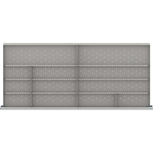 LISTA - 12-Compartment Drawer Divider Layout for 3.15" High Drawers - Exact Tooling