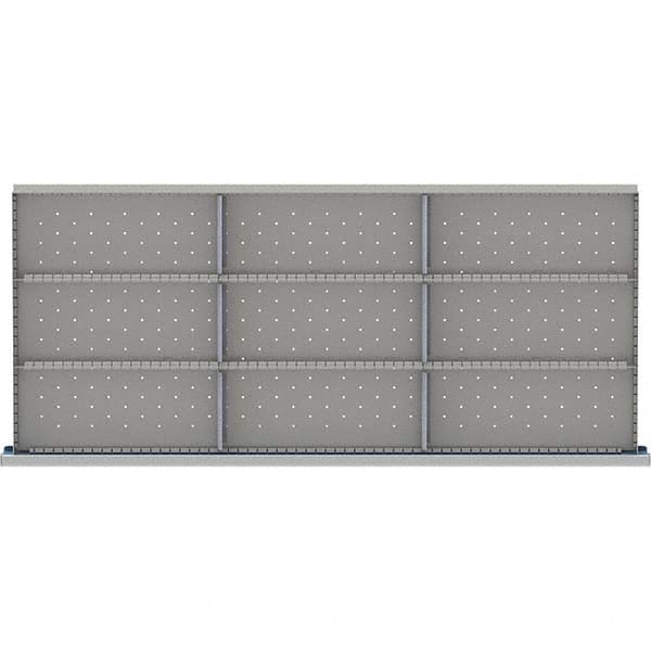 LISTA - 9-Compartment Drawer Divider Layout for 3.15" High Drawers - Exact Tooling