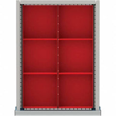 LISTA - 6-Compartment Drawer Divider Layout for 3.15" High Drawers - Exact Tooling